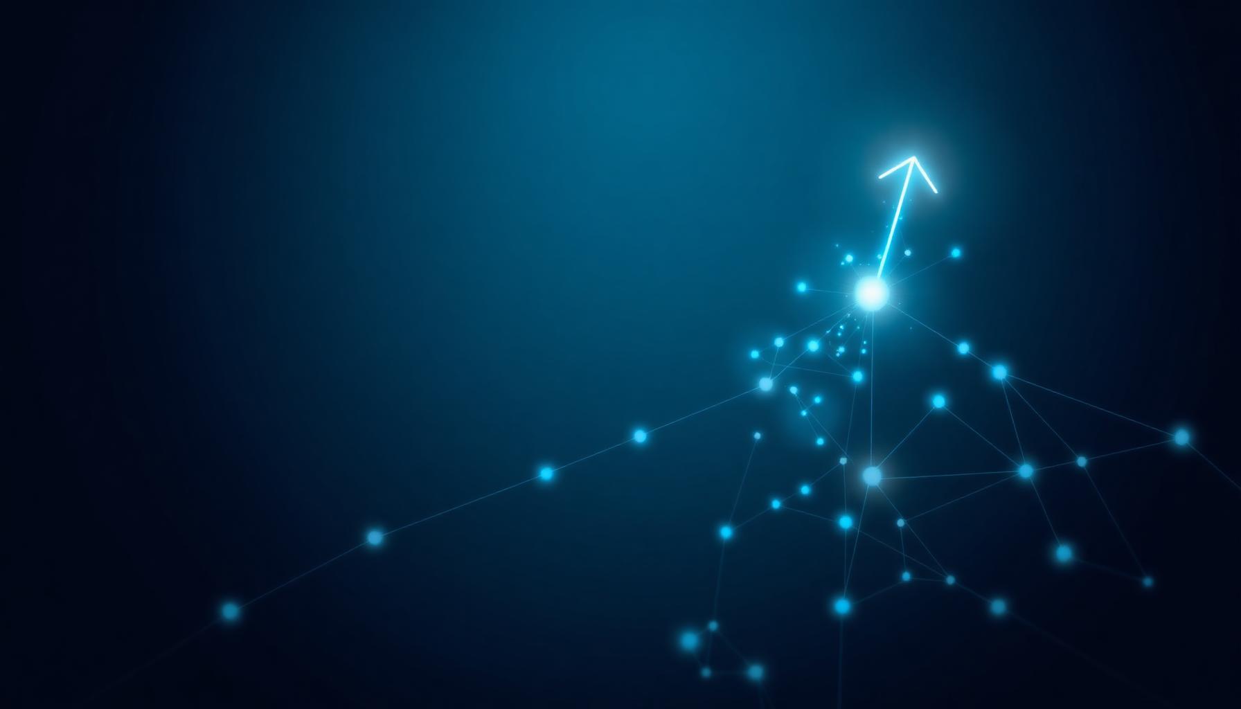 Abstract upward path representing breakaway advisors building AI-native RIAs
